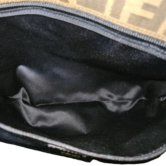 Fendi Zucca Tobacco Roll Tote Shoulder Bag Handbag - Picture 13 of 16